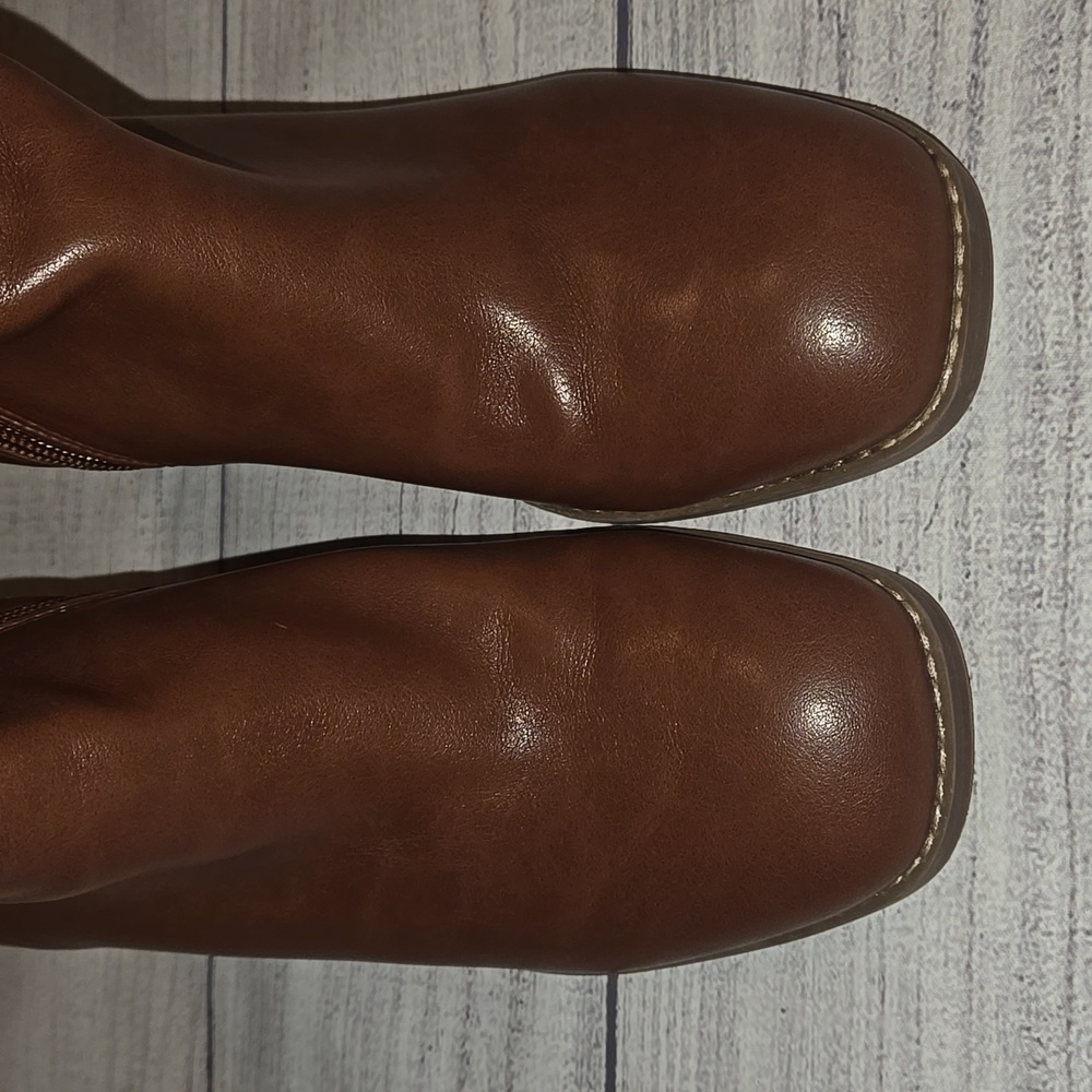 DV by Dolce Vita Rupart Wedge Booties Brown Size 7 - Picture 4 of 9
